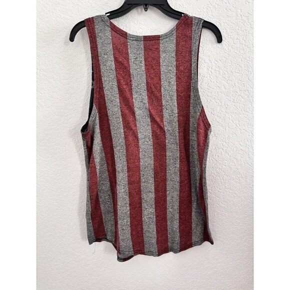 Carbon Men's Heathered American Flag‎ Tank Size Med Workout Loungewear Outdoors - Picture 4 of 7